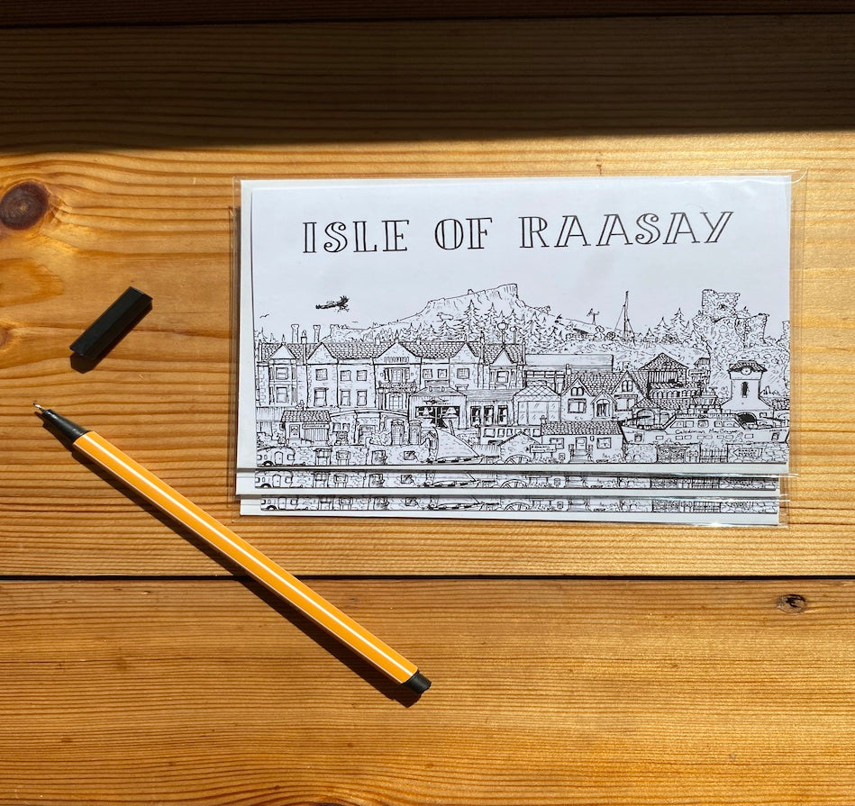 Isle of Raasay Cards Pack of 3