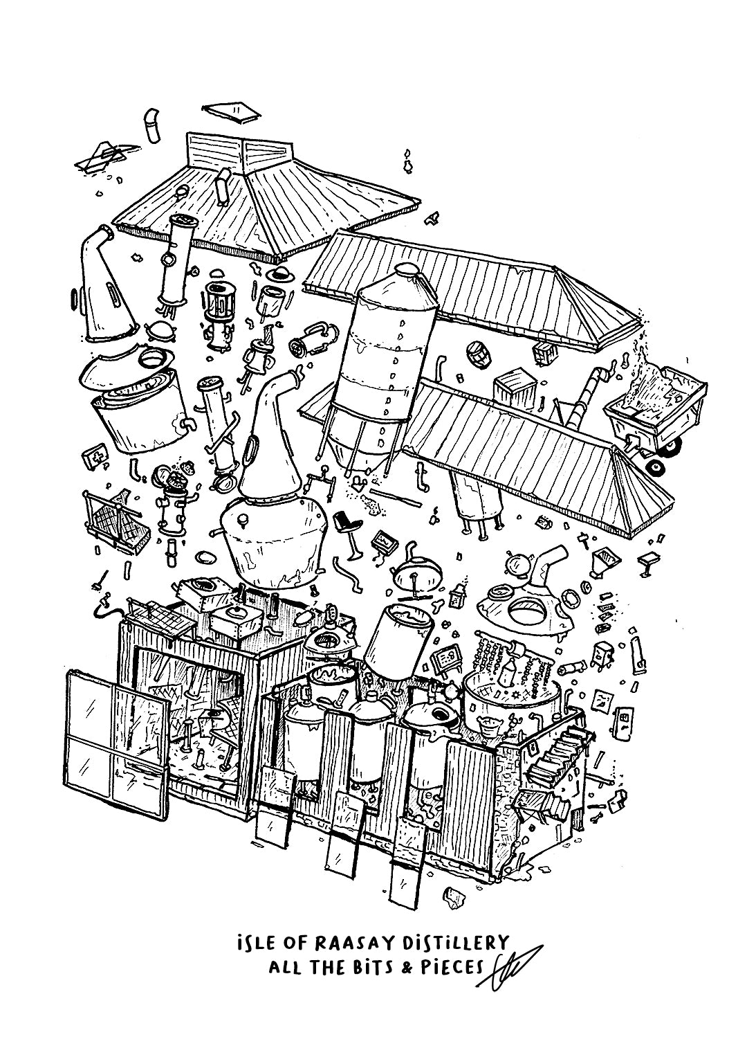 Isle of Raasay Distillery Print