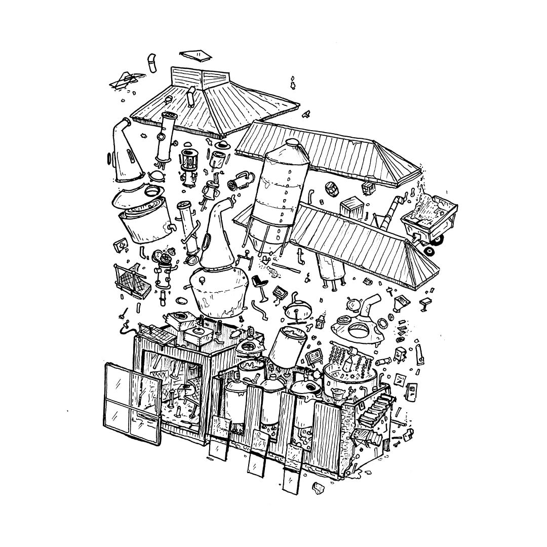 Isle of Raasay Distillery Greeting Card