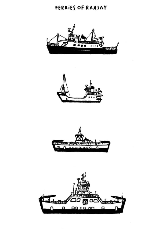 Ferries of Raasay Print