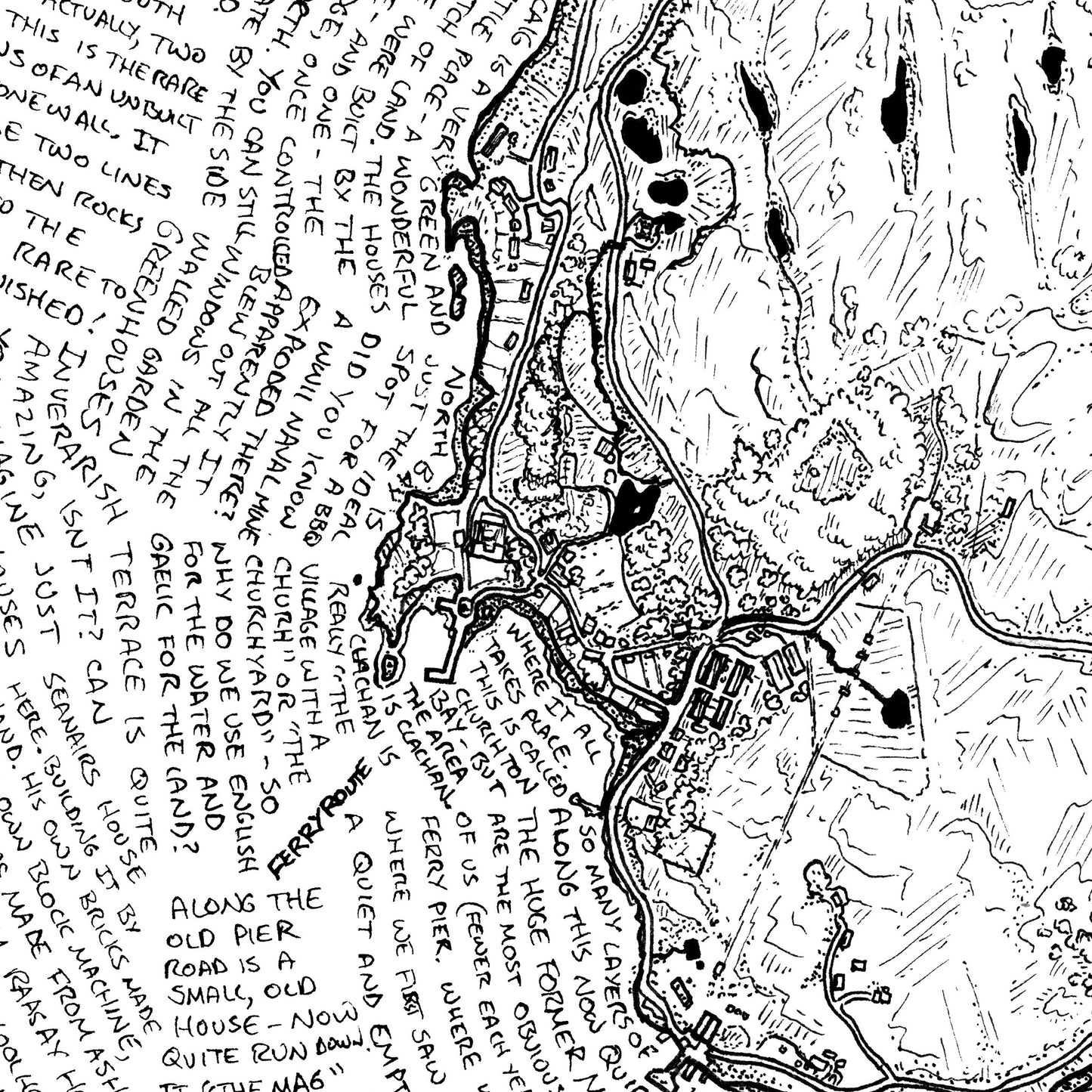 Sea of Stories Raasay Map