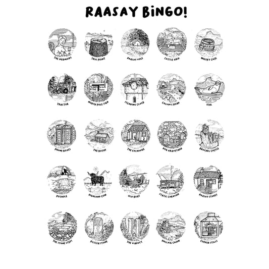 Raasay Bingo A4 & A5 Prints