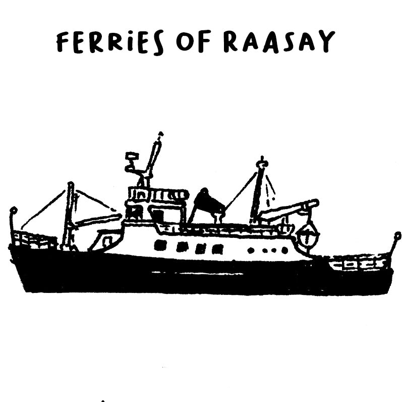 Raasay Ferries Greeting Card A6