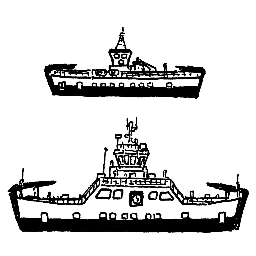 Ferries of Raasay Print